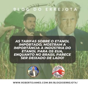 AS TARIFAS SOBRE O ETANOL IMPORTADO, MOSTRAM A IMPORTÂNCIA A INDÚSTRIA DO ETANOL PARA OS EUA, ENQUANTO NO BRASIL PARECE SER DEIXADO DE LADO! 