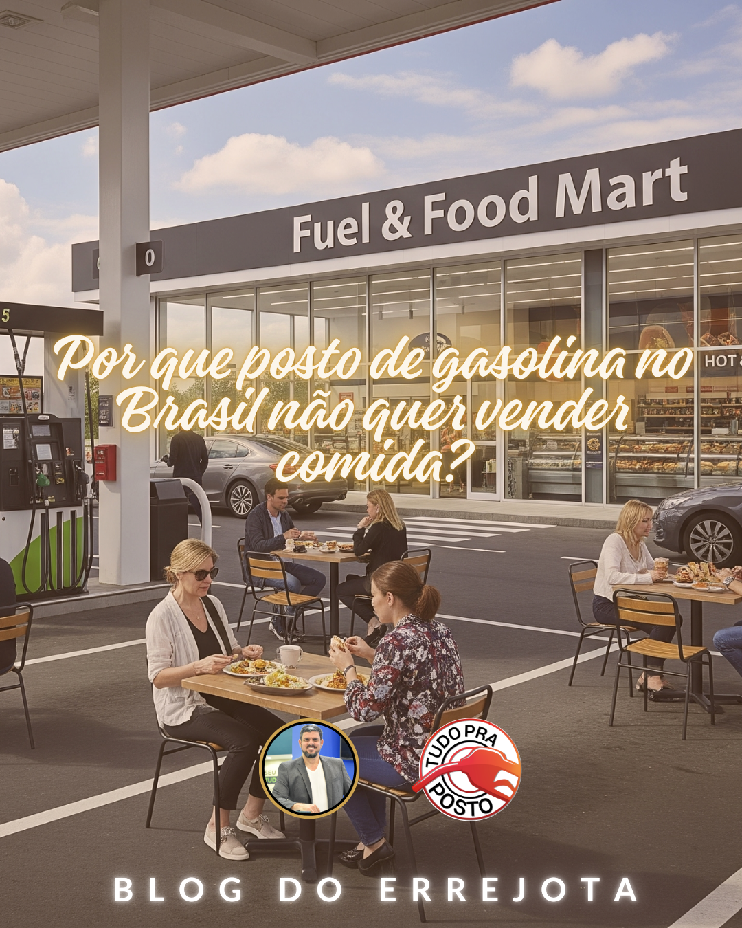 Por que posto de gasolina no Brasil não quer vender comida?