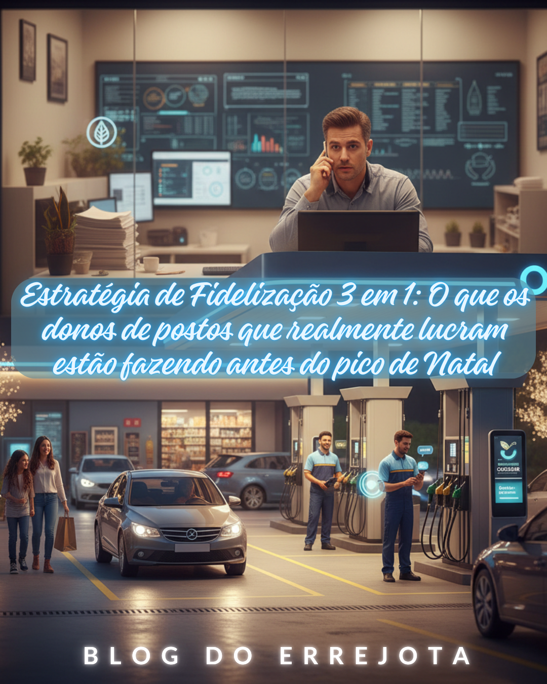 Estratégia de Fidelização 3 em 1: O que os donos de posto que realmente lucram estão fazendo antes do pico de Natal, e o que faz muita gente ficar para trás.