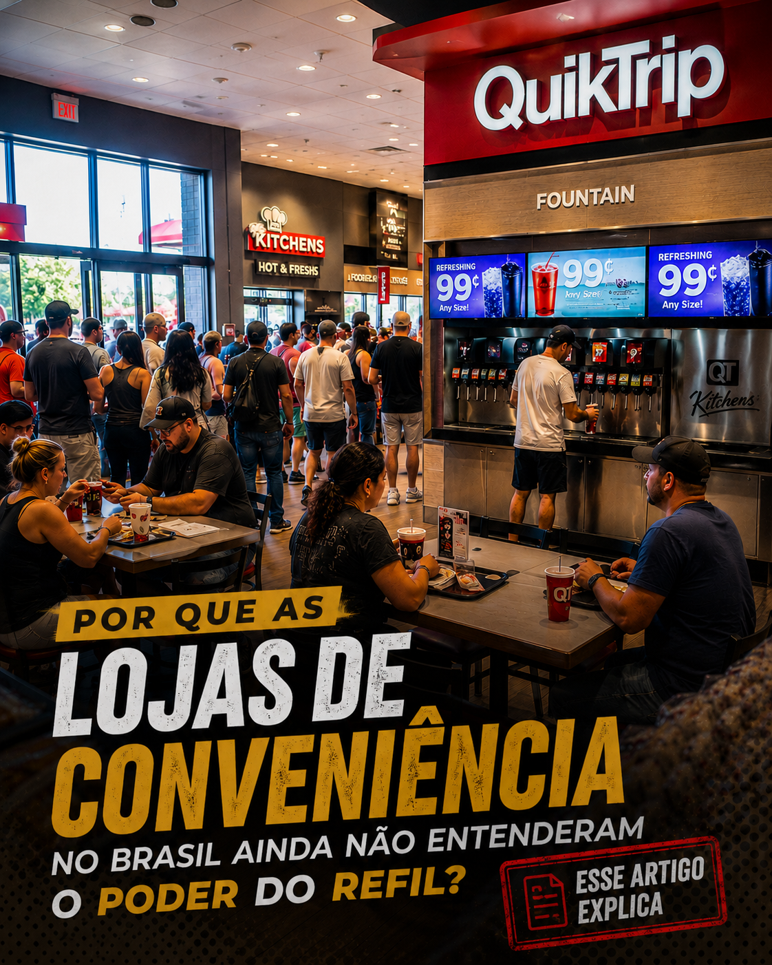 POR QUE AS LOJAS DE CONVENIÊNCIA NO BRASIL AINDA NÃO ENTENDERAM O PODER DO REFIL?